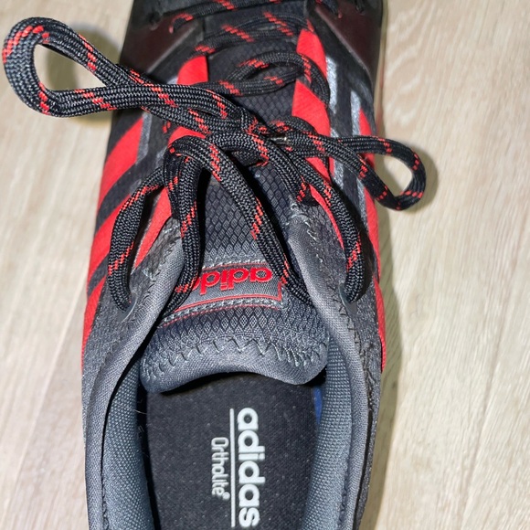 Adidas Kandia Trail Gray and Red Sneakers 14 - Picture 11 of 14